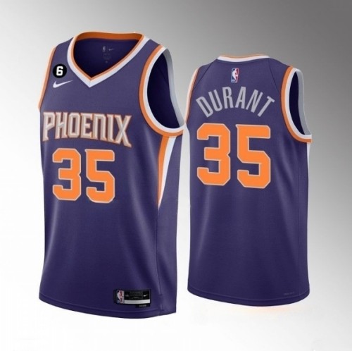 Men's Phoenix Suns #35 Kevin Durant Purple Icon Edition With NO.6 Patch Stitched Basketball Jersey,We sell and wholesale Men's Phoenix Suns #35 Kevin Durant Purple Icon Edition With NO.6 Patch Stitched Basketball Jersey on line form chian!